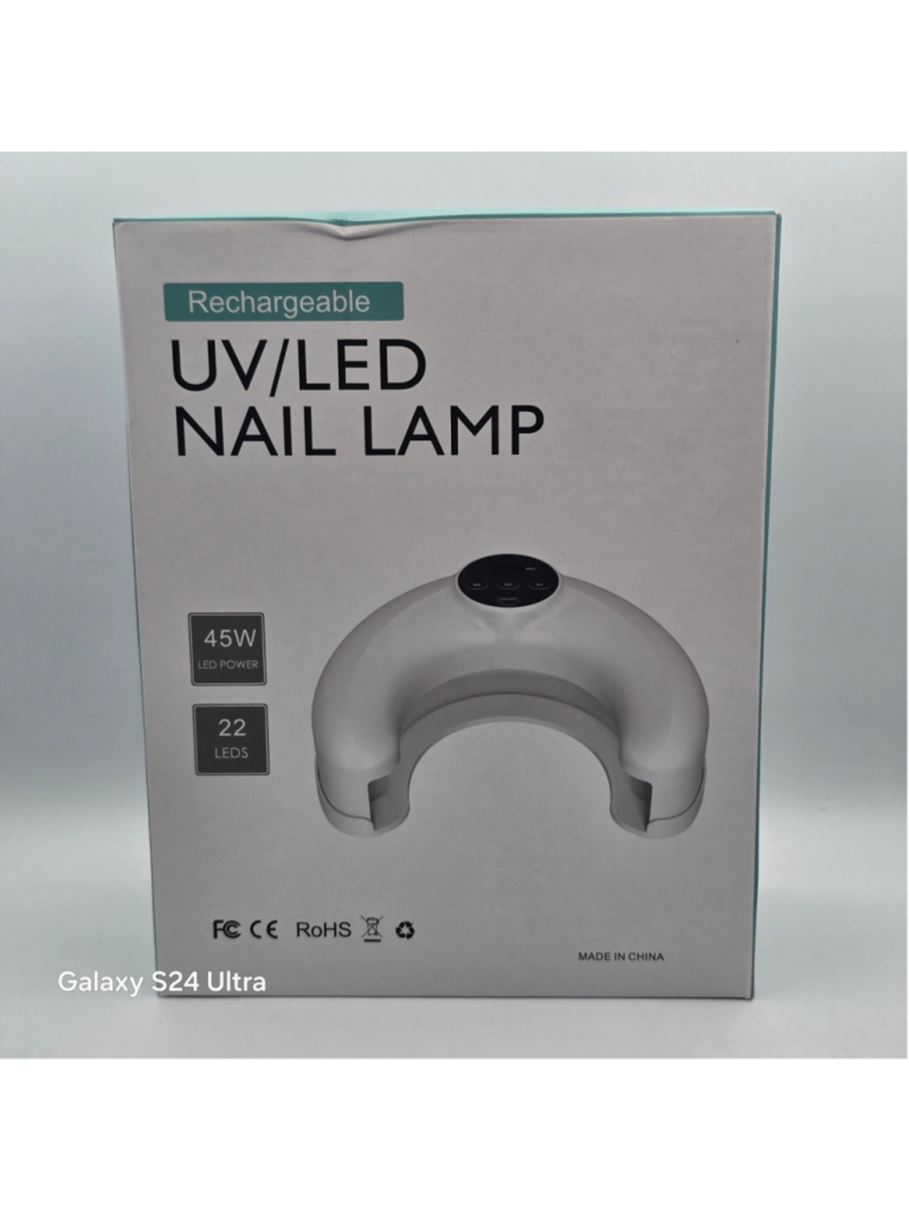 Unbranded Women's Rechargeable UV/LED Nail Lamp, White, One Size